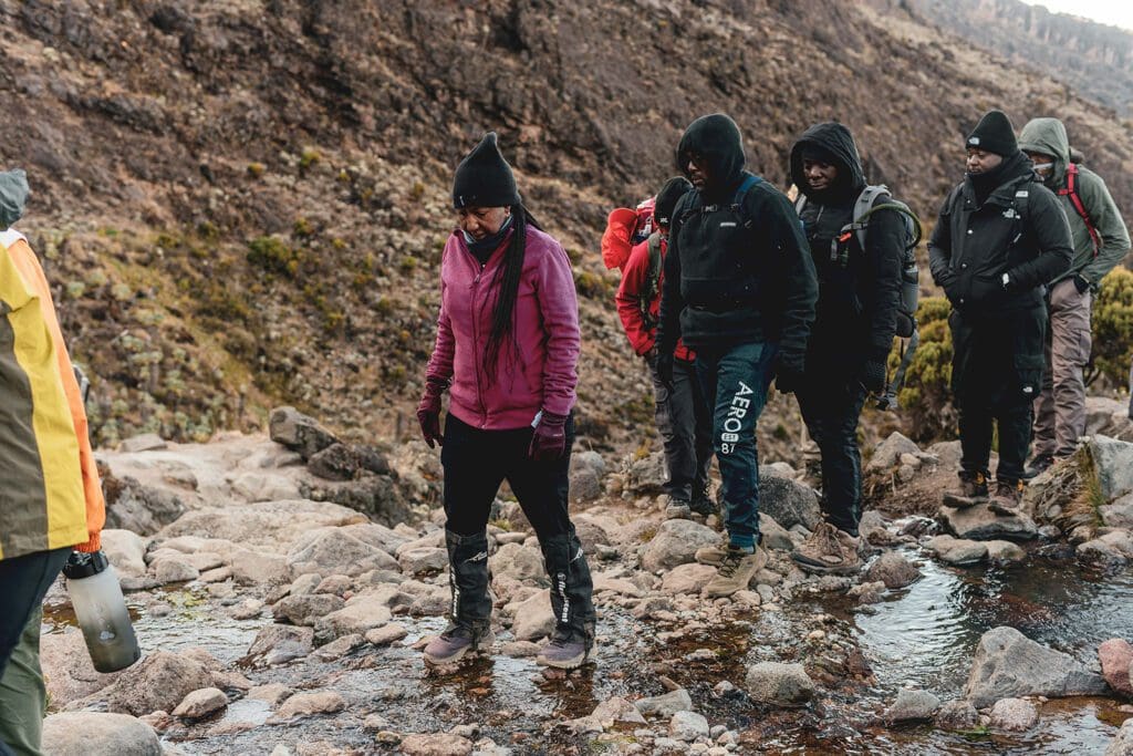 the day is left free to rest and relax after a long, challenging week of trekking