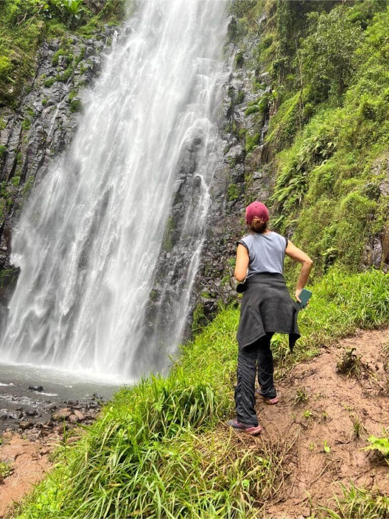 as the journey begins, we&rsquo;ll venture deep into the lush greenery of the kilimanjaro region, where the materuni waterfalls await, day materuni